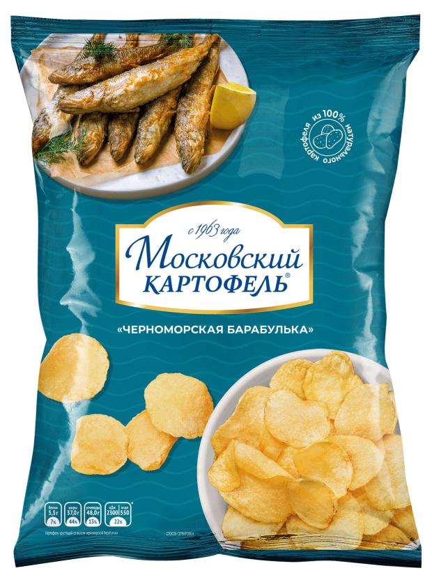 

Чипсы картофельные Московский Картофель Барабулька, 120 г