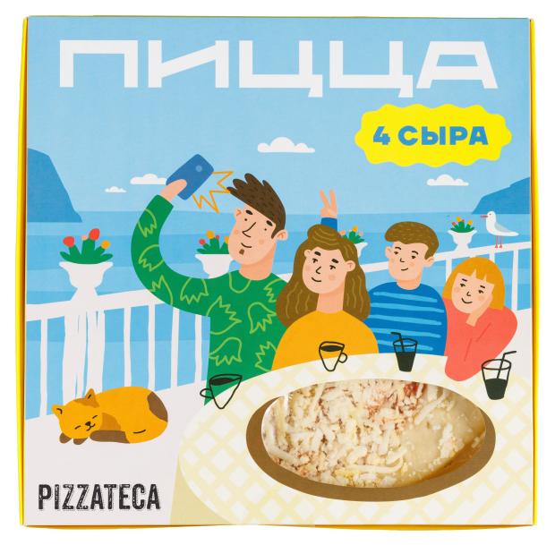 Пицца Pizzateca 4 Сыра, 450 г