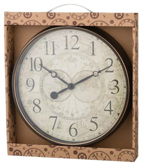 

Часы настенные Lefard World Map, 30х30х4 см