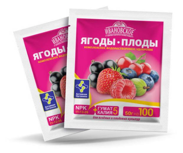 

Удобрение «ФХИ» Для ягодных и плодовых культур, 50 г