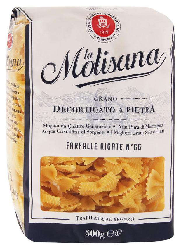 Макаронные изделия La Molisana Farfalle 66, 500 г макаронные изделия la molisana каннеллони 250 г