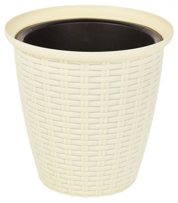 

Кашпо InGreen Rattan Сливочный 18,5, 18,6 см