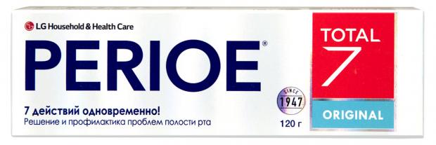 Зубная паста Perioe Total 7 Original комплексного действия, 120 г