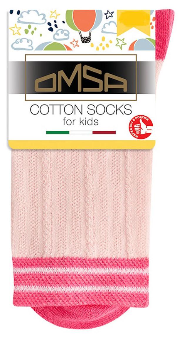 

Носки для девочек OMSA kids rosa, р 23-26