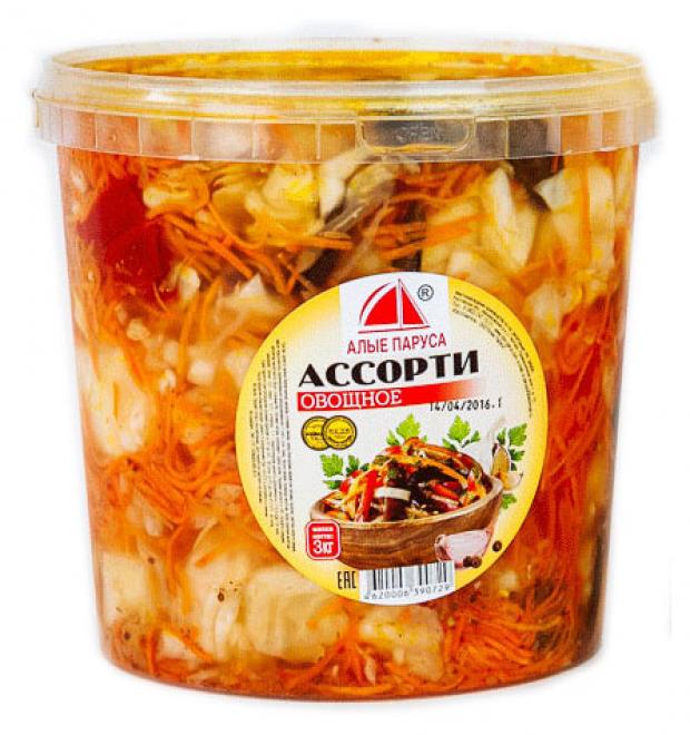 Ассорти овощное маринованное АШАН, вес