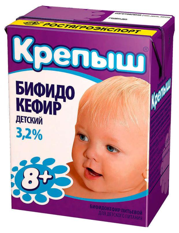 

Бифидокефир детский Крепыш 3,2%, 200 г
