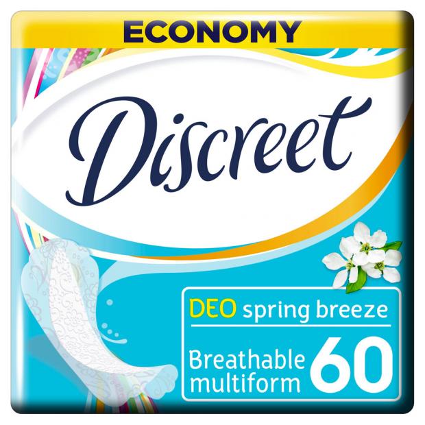 

Прокладки ежедневные Discreet Deo Spring Breeze Multiform Trio, 60 шт