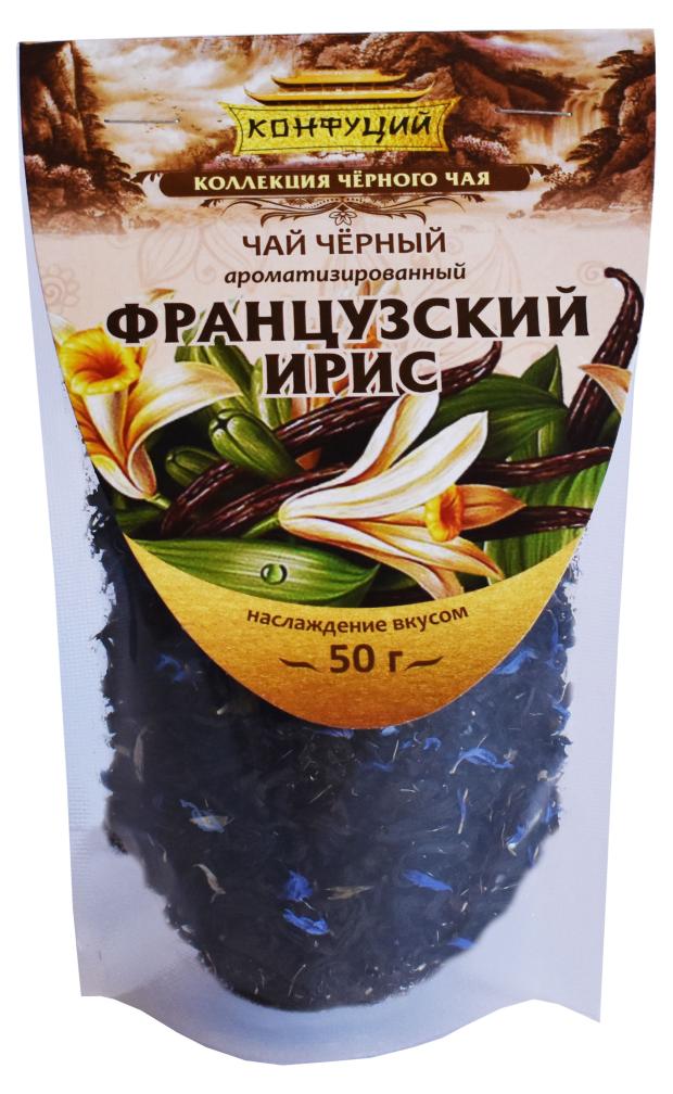 

Чай черный Конфуций Французский ирис листовой, 50 г