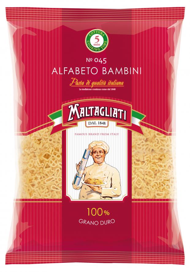 Макаронные изделия Maltagliati Алфавит 045, 450 г