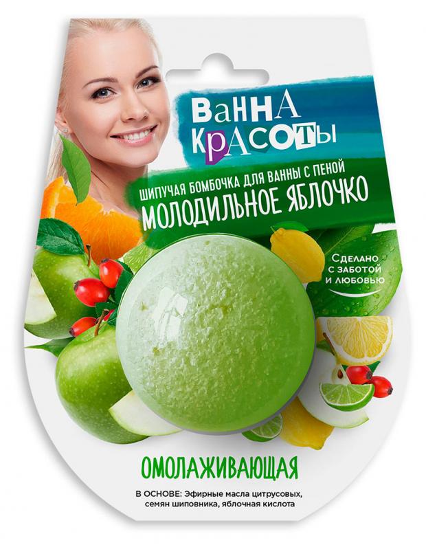 

Шипучая бомбочка для ванны Омолаживающая серии Ванна красоты, 110 г