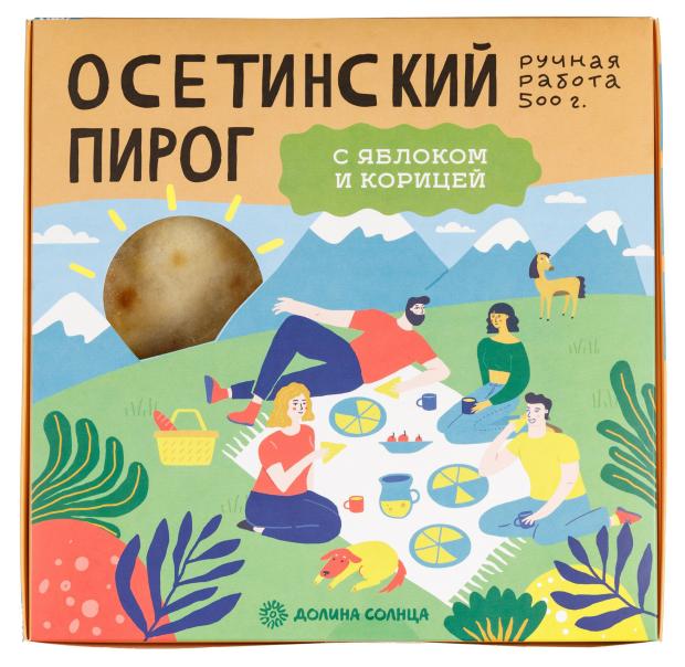 

Осетинский пирог Долина Солнца с яблоком и корицей, 500 г