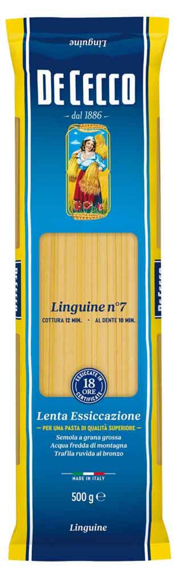 Макаронные изделия De Cecco Linguine 07, 500 г