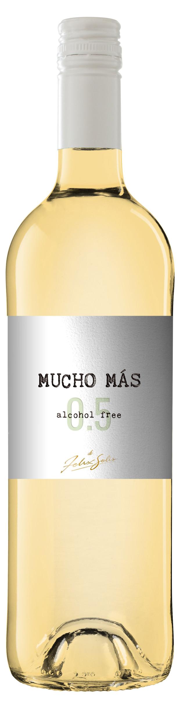 Вино безалкогольное Mucho Mas white alcohol free белое полусухое Испания, 0,75 л вино игристое безалкогольное vilarnau organic white белое полусухое 0 75 л