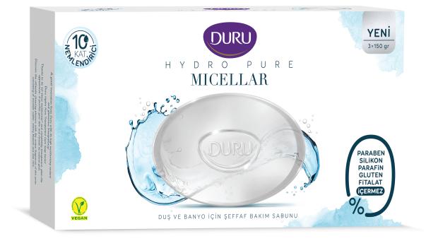

Мыло туалетное Duru Hydro Pure мицеллярный уход, 450 г