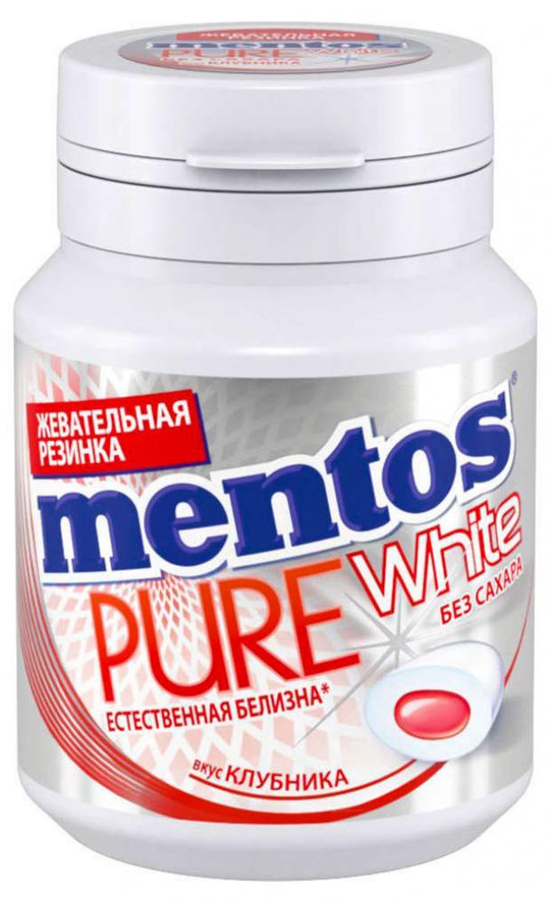 

Резинка жевательная Mentos Pure White Клубника, 54 г