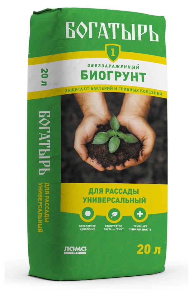 

Биогрунт Богатырь Для рассады универсальный, 20 л