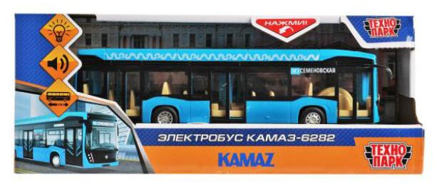 

Модель Технопарк Электробус Камаз пластик, 19,5 см
