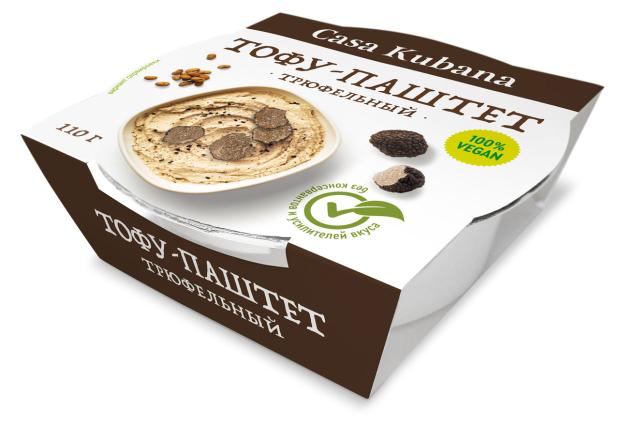 Тофу-паштет Casa Kubana Трюфельный, 110 г