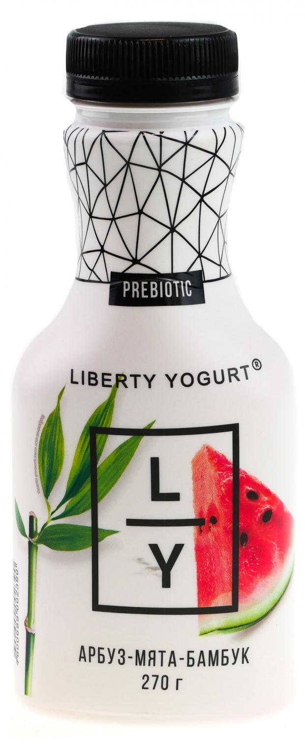

Йогурт питьевой Liberty арбуз мята бамбук 1,5%, 270 мл