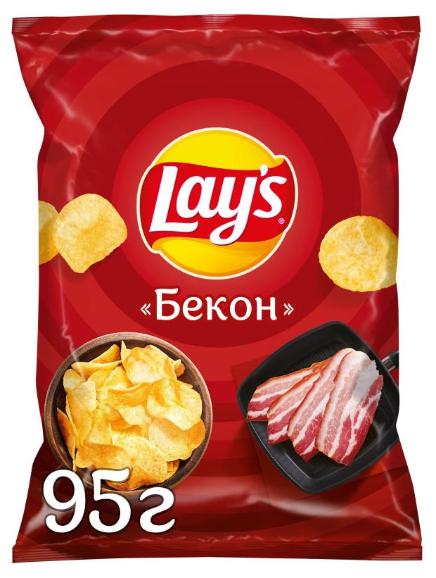 

Чипсы картофельные Lay's со вкусом Бекона 95г