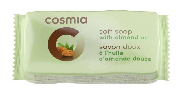 

Мыло косметическое Cosmia с маслом миндаля, 90 г