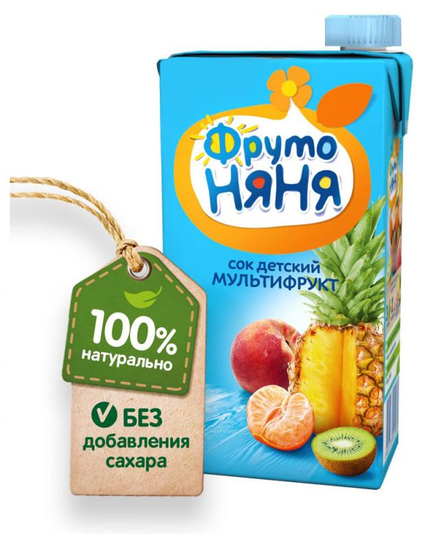 

Сок «ФрутоНяня» Мультифруктовый с 3 лет, 500 мл