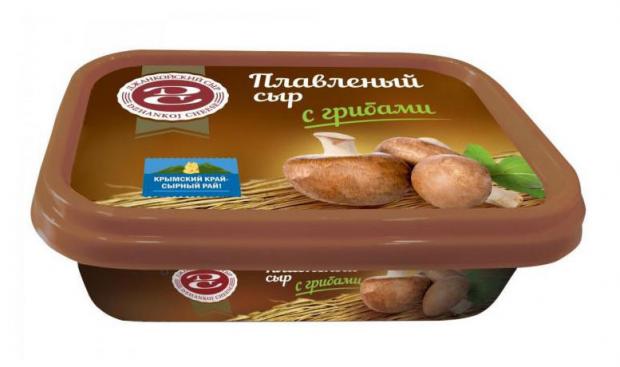 Сыр Джанкойский сыр с грибами 50% БЗМЖ, 180 г