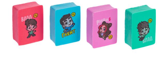 

Ластик Hatber 28х18х9 мм, 1 шт