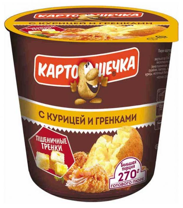 Пюре картофельное Картошечка с курицей гренками, 40 г