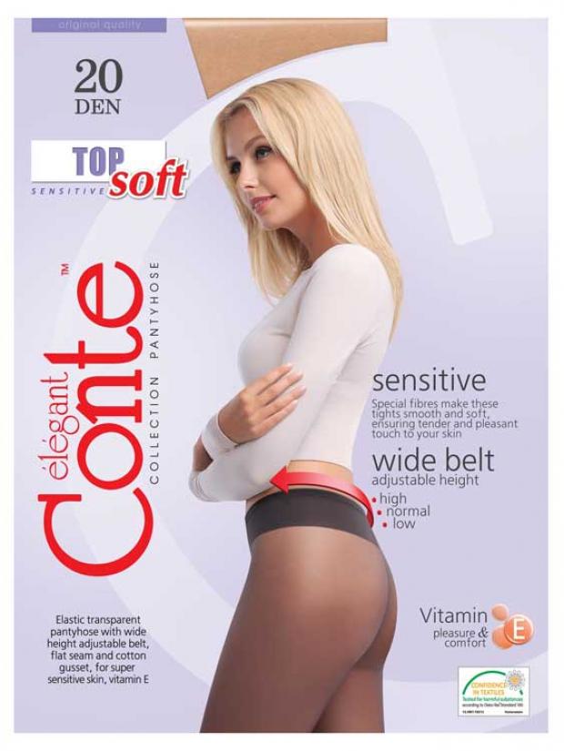 

Колготки Conte Top Soft 15 Natural, размер 3