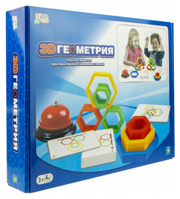 Игра настольная 1Toy Игродром 3D Геометрия