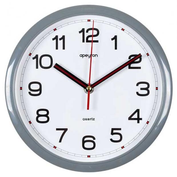 

Часы настенные Apeyron PL200909 серые, 22 см