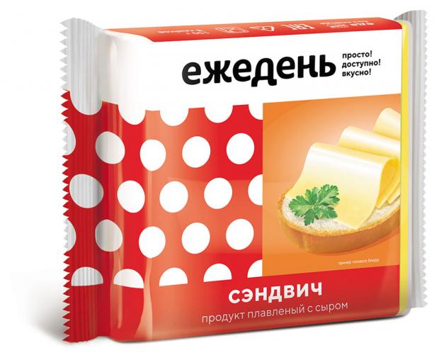 

Сырный продукт «Ежедень» слайсы сэндвич, 130 г