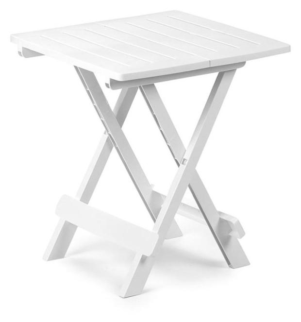 

Стол складной Adige белый, 44х44х50 см