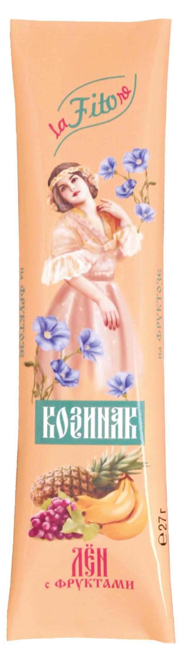 

Козинак злаковый LaFITOre Лён с фруктами на фруктозе, 27 г