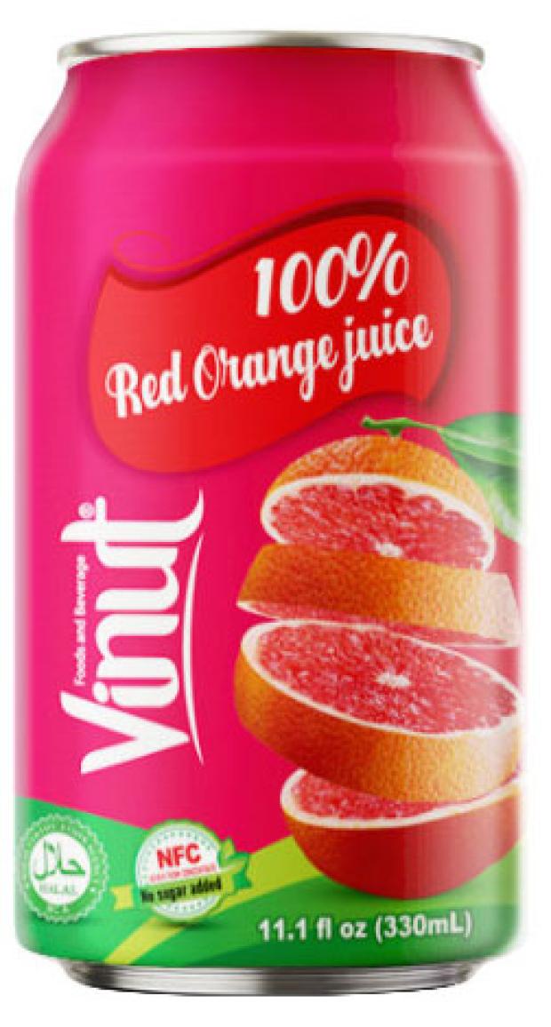 Сок Vinut Красный апельсин, 330 мл напиток со вкусом апельсина fit rx guarana 2000 20 шт