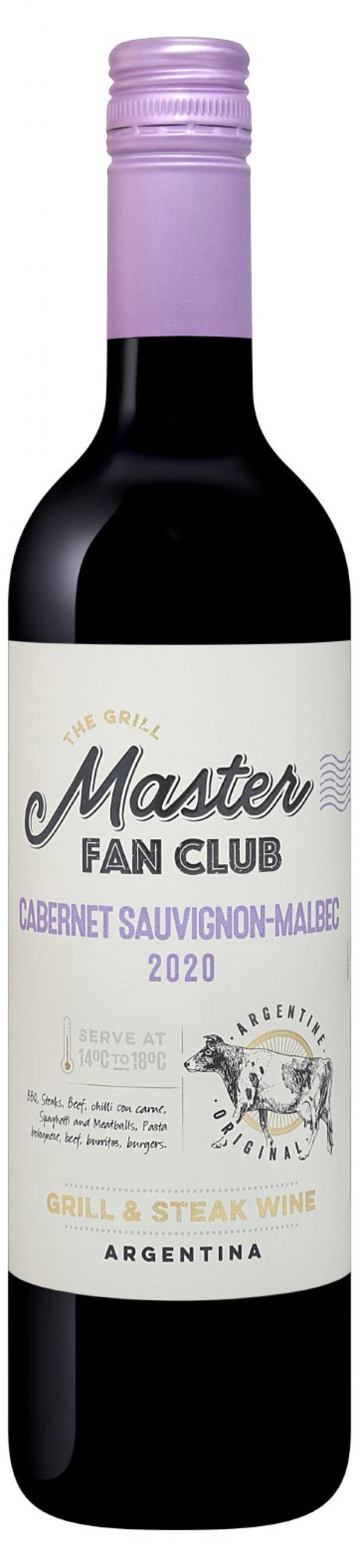 

Вино The Grill Master Fan Club Cabernet Sauvignon-Malbec красное полусухое Аргентина, 0,75 л