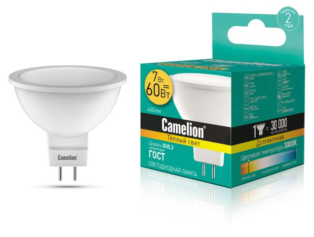 цена Лампа светодиодная Camelion LED7-JCDR/830