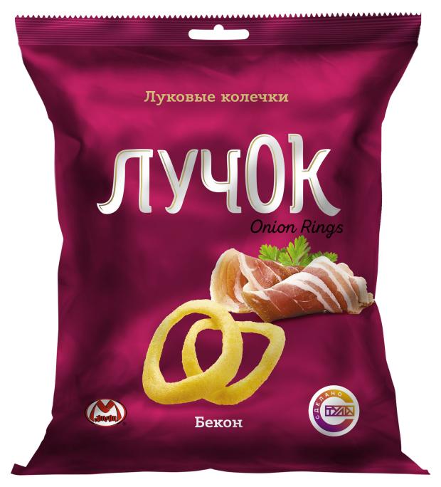 Луковые кольца Лучок со вкусом бекона, 35 г