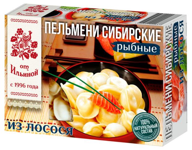 цена Пельмени от Ильиной Сибирские рыбные, 450 г