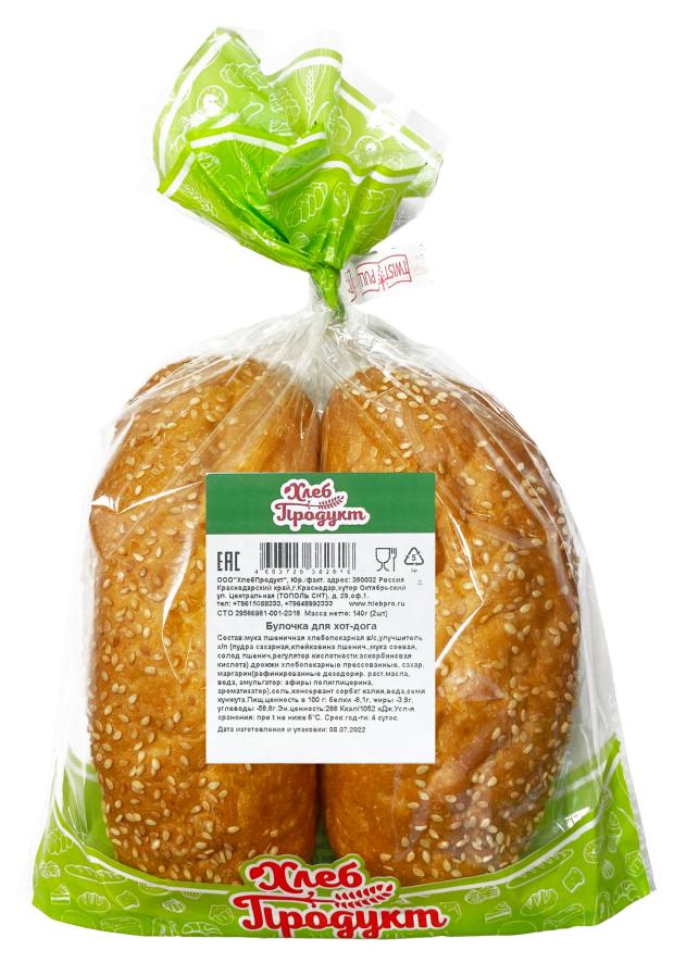 Булочка Хлебпродукт для хот-дога, 140 г