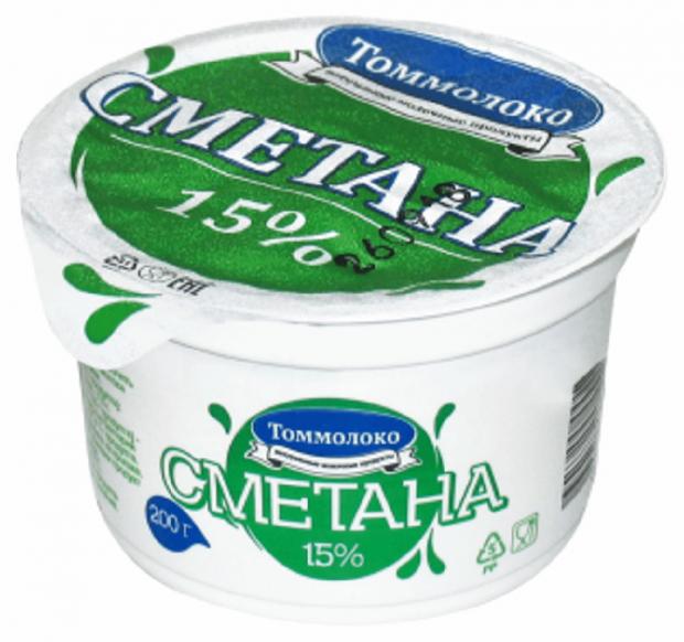 Сметана Томмолоко 15%, 200 г