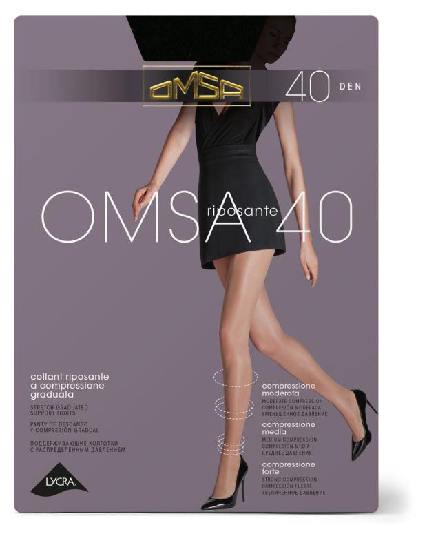 Колготки женские OMSА 40 Nero, р. 2