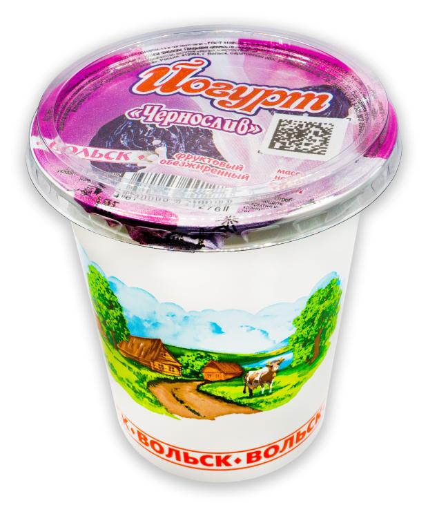 Йогурт Вольск Чернослив БЗМЖ, 400 г