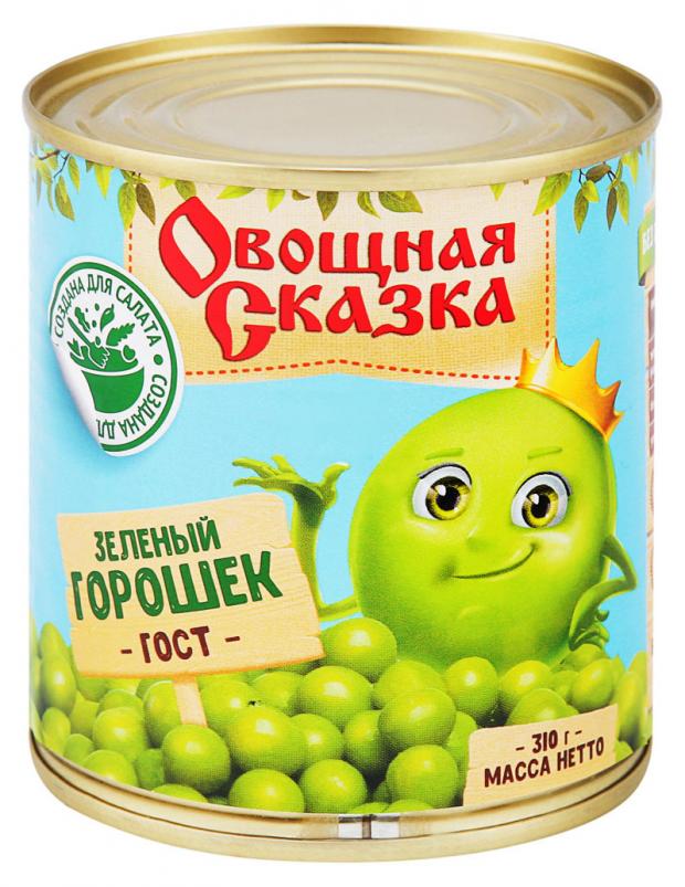 

Горошек зеленый Овощная сказка, 310 г