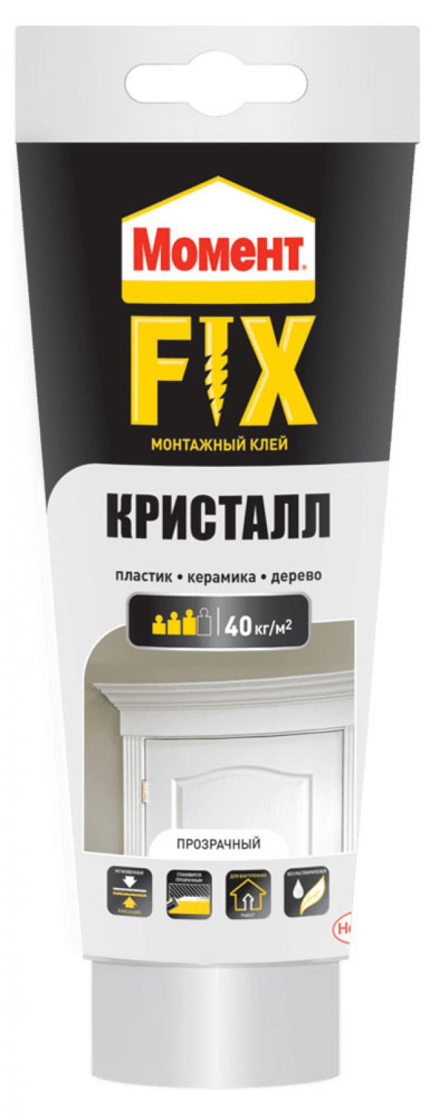

Клей монтажный «Момент» FIX Кристалл, 185 г