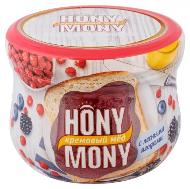 Мед Hony Mony Кремовый с лесными ягодами, 250 г