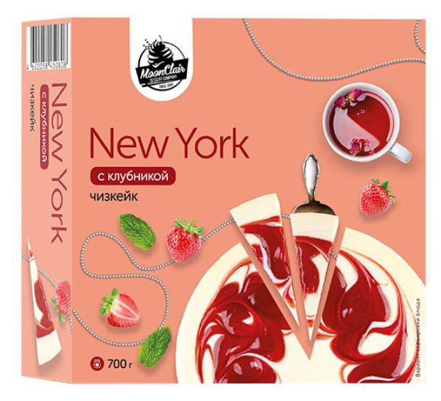 

Торт Чизкейк Cheeseberry New-York с клубникой замороженный, 700 г