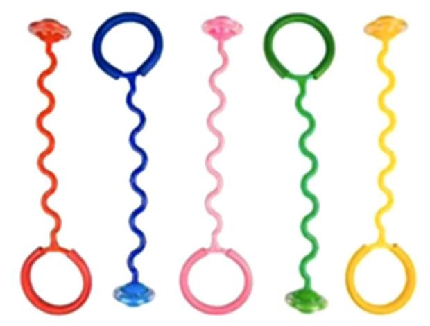 Нейроскакалка Наша Игрушка Змейка диск PVC со светом, 1 шт