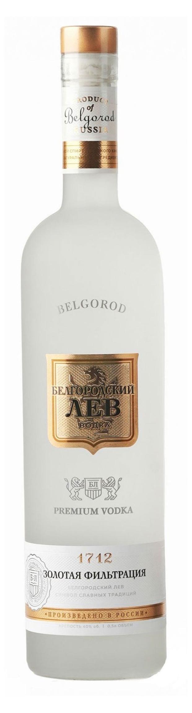 Водка Белгородский лев Россия, 0,5 л
